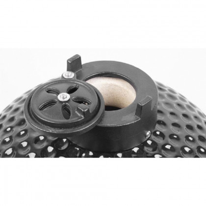 Gril BBQ Kamado Egg 13", priemer 27 cm, 35x40,5x55 cm, gril. výška 34,5 cm, čierny