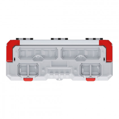 Kufr na nářadí TITAN PLUS šedý 752x300x304 mm, s kovovým držadlem