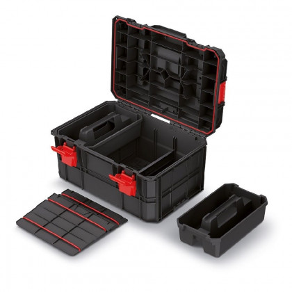 Kufr na nářadí X BLOCK LOG černý 546x380x307