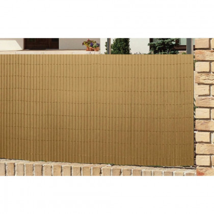 Umělý bambusový plot Ence PVC, UV, 1300g/m2, 1,5x3m, bambus