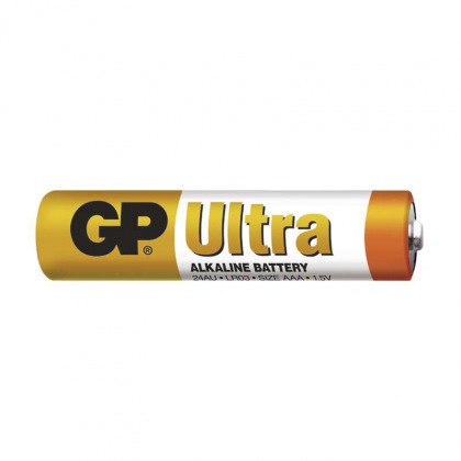 Alkalická baterie GP Ultra LR03 (AAA) fólie