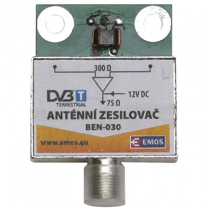 Anténní předzesilovač 30dB VHF/UHF