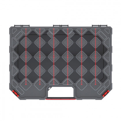 Skříňka se 3 organizéry TAGER CASE 415x290x290mm, přepážky