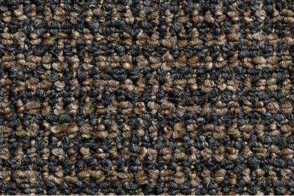 Hnědý kobercový půlkruhový nášlap na schody Stockholm - délka 65 cm a šířka 25 cm