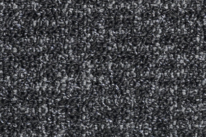 Šedý kobercový půlkruhový nášlap na schody Imola - délka 56 cm a šířka 17 cm