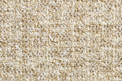 Béžový kobercový půlkruhový nášlap na schody Imola - délka 56 cm a šířka 17 cm