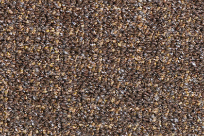 Hnědý kobercový půlkruhový nášlap na schody Imola - délka 56 cm a šířka 17 cm