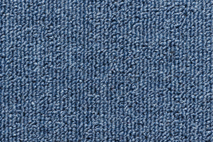 Modrý kobercový půlkruhový nášlap na schody Paris - délka 65 cm a šířka 25 cm