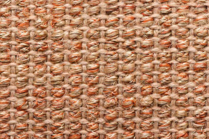 Hnědý kobercový půlkruhový nášlap na schody Sisal - délka 65 cm a šířka 25 cm