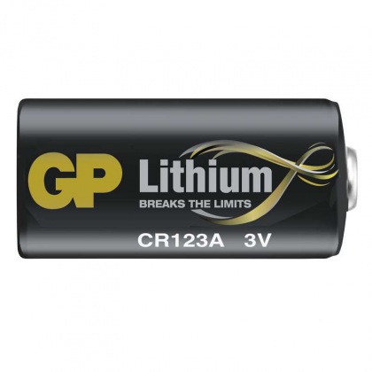 Foto lithiová baterie GP CR123A, blistr