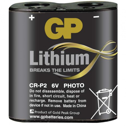 Foto lithiová baterie GP CR-P2, blistr