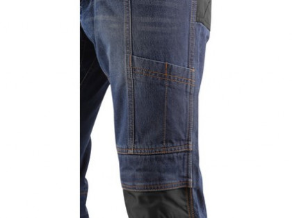 Kalhoty jeans NIMES I, pánské, modro-černé, vel. 48