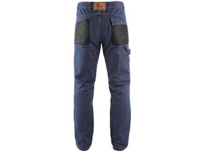 Kalhoty jeans NIMES I, pánské, modro-černé, vel. 58