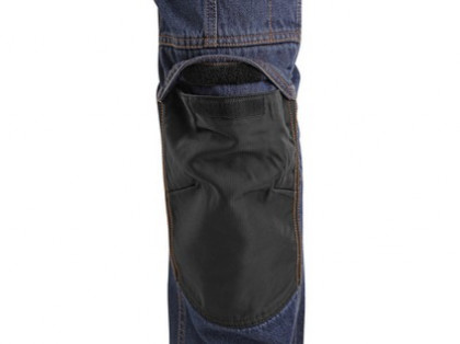 Kalhoty jeans NIMES I, pánské, modro-černé, vel. 62