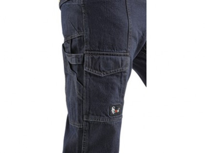 Kalhoty jeans NIMES II, pánské, tmavě modré, vel. 54