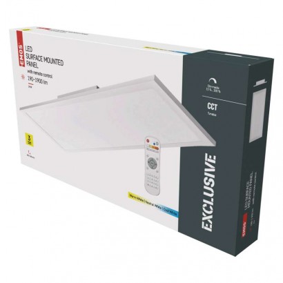 LED panel 30x60 obdélníkový přisazený 25W s rámečkem, stmív. se změnou CCT