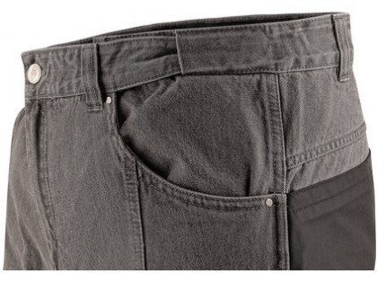 Kalhoty jeans NIMES III, pánské, šedo-černé, vel. 46