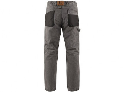 Kalhoty jeans NIMES III, pánské, šedo-černé, vel. 50