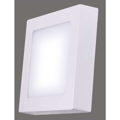 LED přisazené svítidlo čtverec 12W teplá bílá IP20