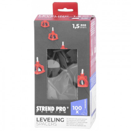 Nivelační mezerník Premium LS122, 1.5mm, bal.100ks, šedý