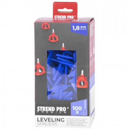 Nivelační mezerník Premium LS122, 1.8mm, bal.100ks, modrý