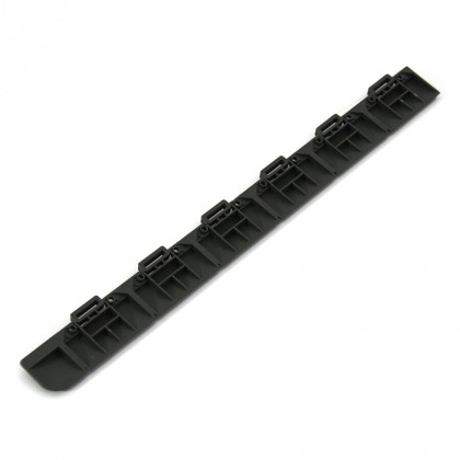 Šedý plastový nájezd "samice" pro terasovou dlažbu Linea Marte - 60 x 5,2 x 1,3 cm