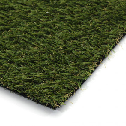 Zelená rohož s umělým trávníkem FLOMA Pesaro - 60 x 40 x 2 cm