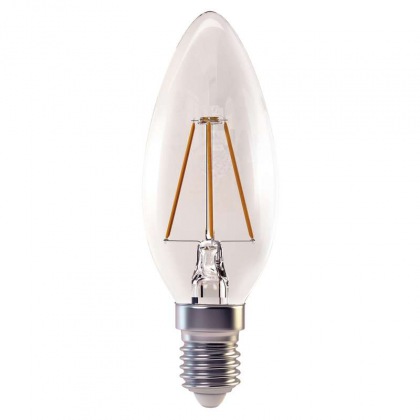 LED žárovka filament candle 4W E14 teplá bílá
