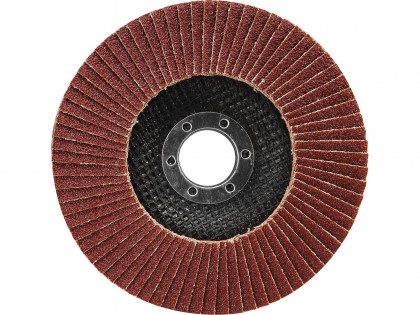 Kotouč lamelový šikmý korundový, P100, O 125mm