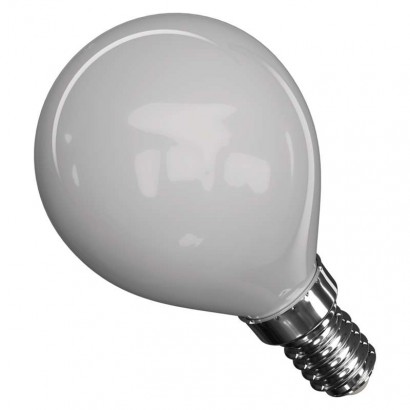 LED žárovka Filament Mini Globe mléčná 4,2W E14 teplá bílá