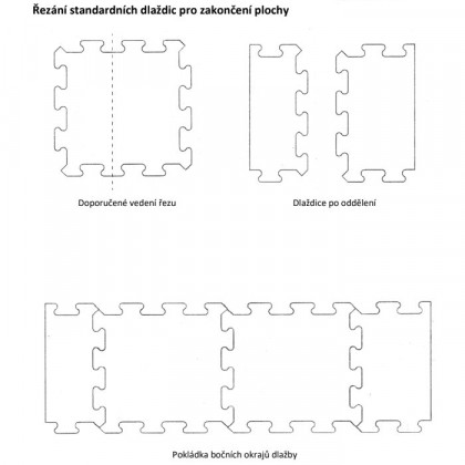 Šedá plastová zátěžová puzzle protiskluzová dlaždice Tenax - 60 x 60 x 0,8 cm