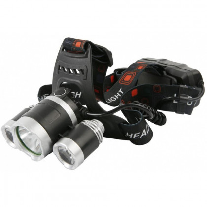 Čelovka Headlight H931, T6+2 XPE 300 lm, 1200mAh, USB nabíjení