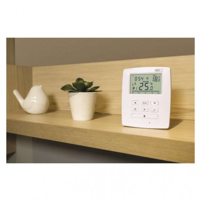 Pokojový termostat s komunikací OpenTherm, bezdrátový, P5611OT