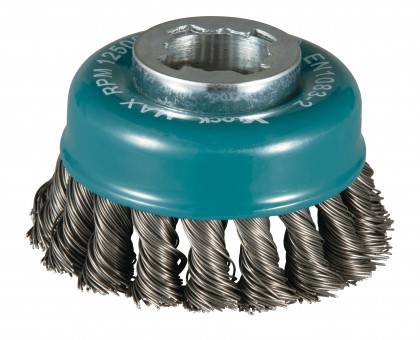 drátěný kartáč X-LOCK knoty pohárek ocel 80mm