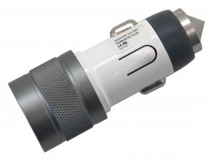 Zástrčka HAMMER 12-24V USB-A / USB-C 3,1A