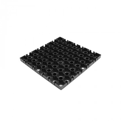 Černá polypropylenová dlažba AvaTile AT-HRD Recy - 25 x 25 x 1,6 cm