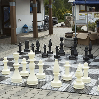 Černá polypropylenová dlažba AvaTile AT-HRD Recy - 25 x 25 x 1,6 cm