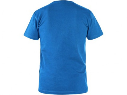 Tričko CXS NOLAN, krátký rukáv, azurově modrá, vel. M