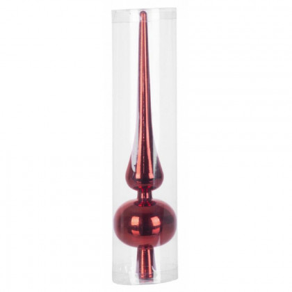 Ozdoba MagicHome, 1 ks, 25 cm, špice, červená, na vánoční stromeček