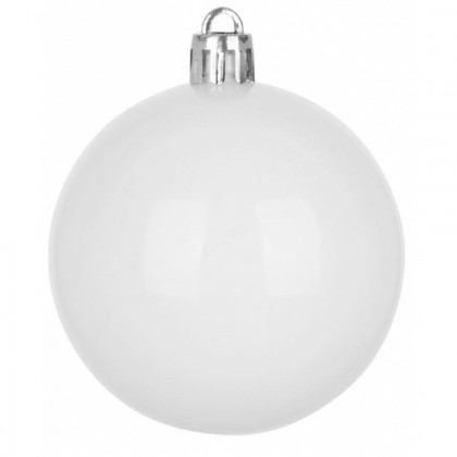 Baňky MagicHome, 10ks, bílé, 6cm