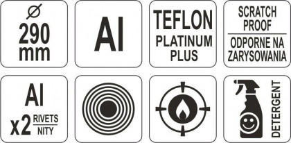 Pánev ALU na palačinky Teflon 290mm