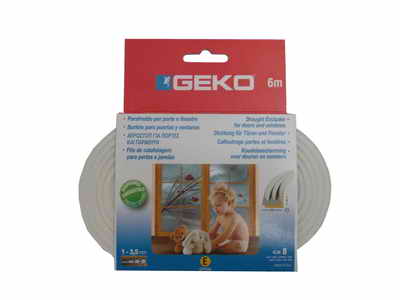 GEKO - Těsnění do oken samolepící EPDM guma E-profil 9x4mm/ 6m …