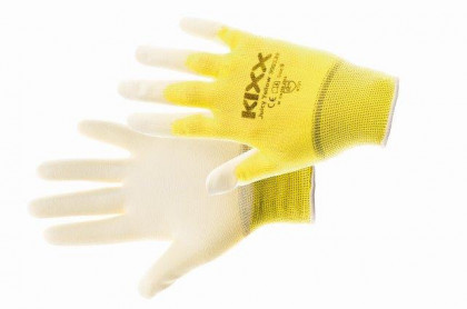 CERVA - JUICY YELLOW rukavice nylonové PU dlaň žlutá - velikost…