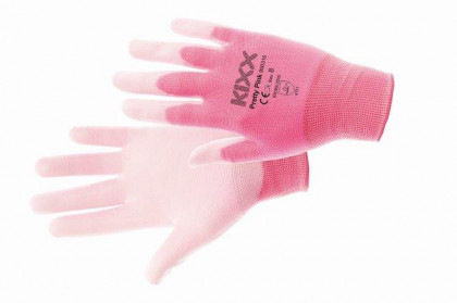 CERVA - PRETTY PINK rukavice nylonové PU dlaň růžová - velikost…