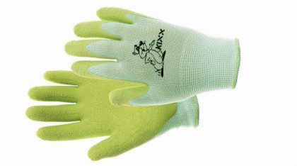 CERVA - FUDGE rukavice nylonové latexová dlaň zelená - velikost…