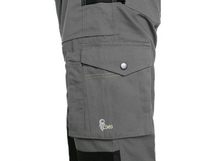Kalhoty CXS STRETCH, 170-176cm, pánská, šedo - černé, vel. 48