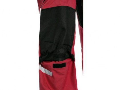Kalhoty CXS STRETCH, pánské, červeno - černé