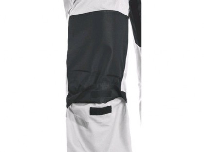 Kalhoty CXS STRETCH, pánské, bílo - šedé