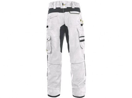 Kalhoty CXS STRETCH, pánské, bílo - šedé, vel. 58