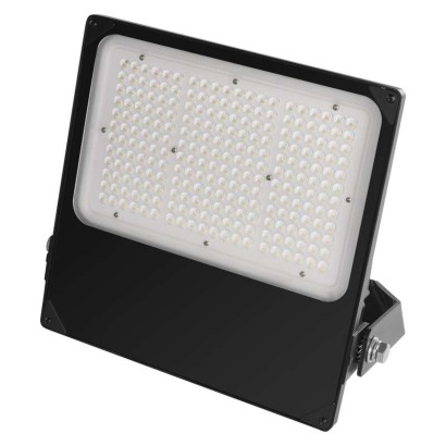 LED reflektor PROFI PLUS asymmetric 200W, černý, neutrální bílá